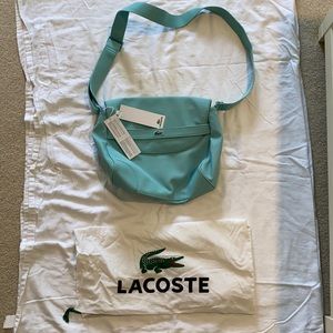 NWT Lacoste crossbody messenger bag